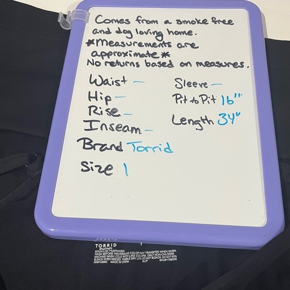 Torrid size 1 (14) Black Sleeveless bodycon anti slip dress or shaping slip EUC - Picture 8 of 9